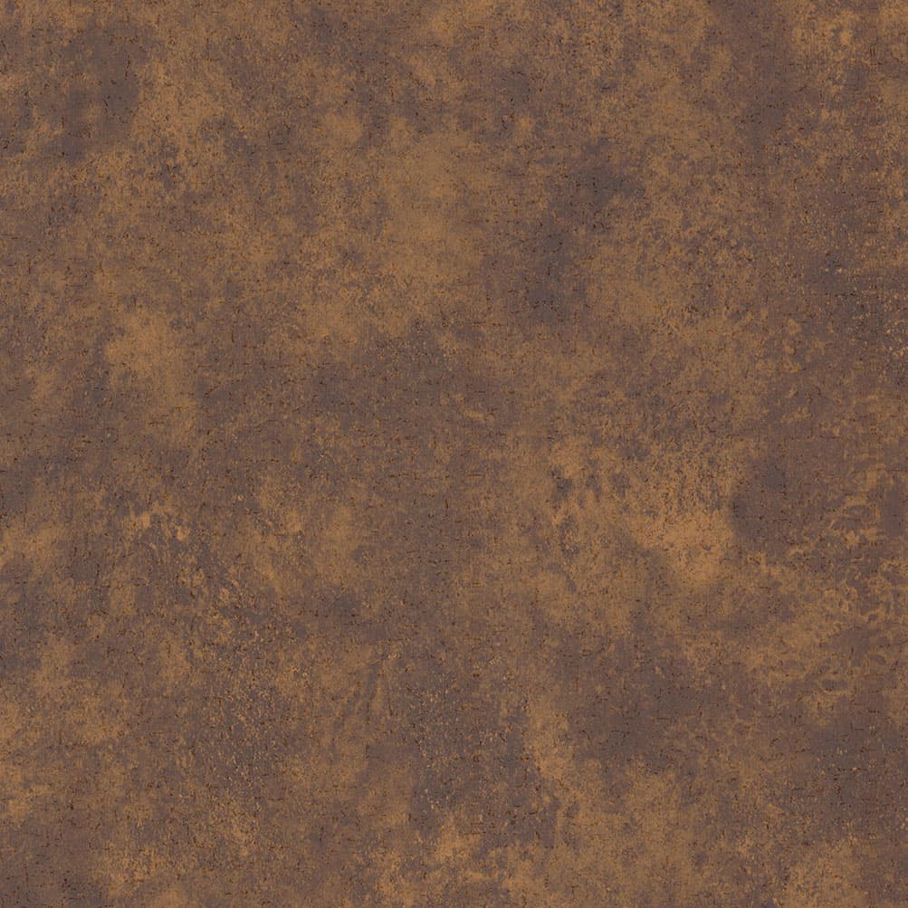 A metal-inspired laminate pattern in balanced neutral and mid-tone hues, defined by layered oxidation, brushed variation, and subtle reflective character