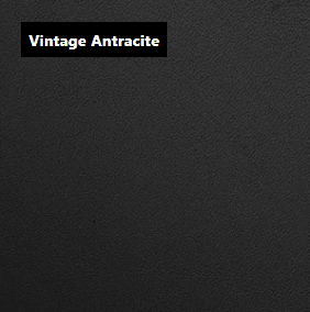 Dani Leather Vintage Antracite Black Leather material sample.