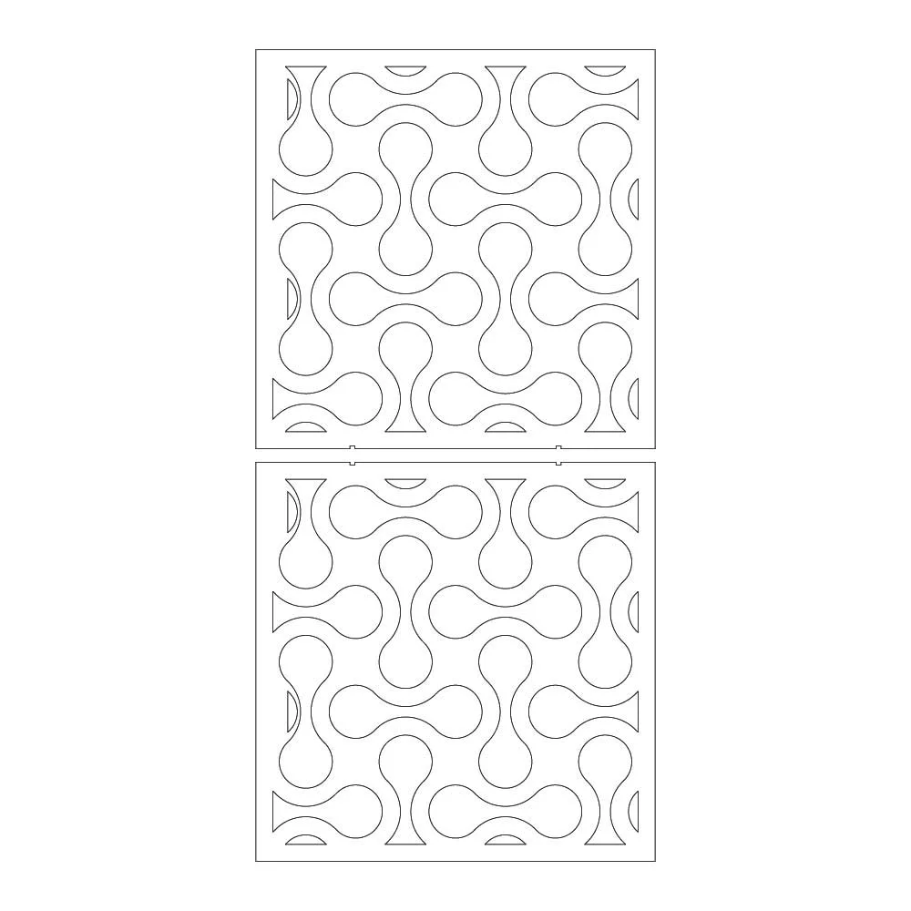 Ezobord Work Zone Divider Modular Hourglass Tier B acoustic product image.