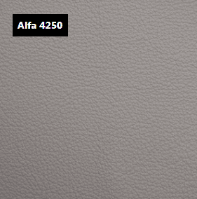 Dani Leather Alfa 4250 Grey Leather material sample.