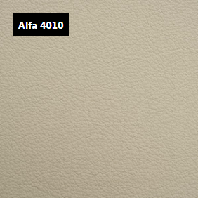 Dani Leather Alfa 4010 White Leather material sample.