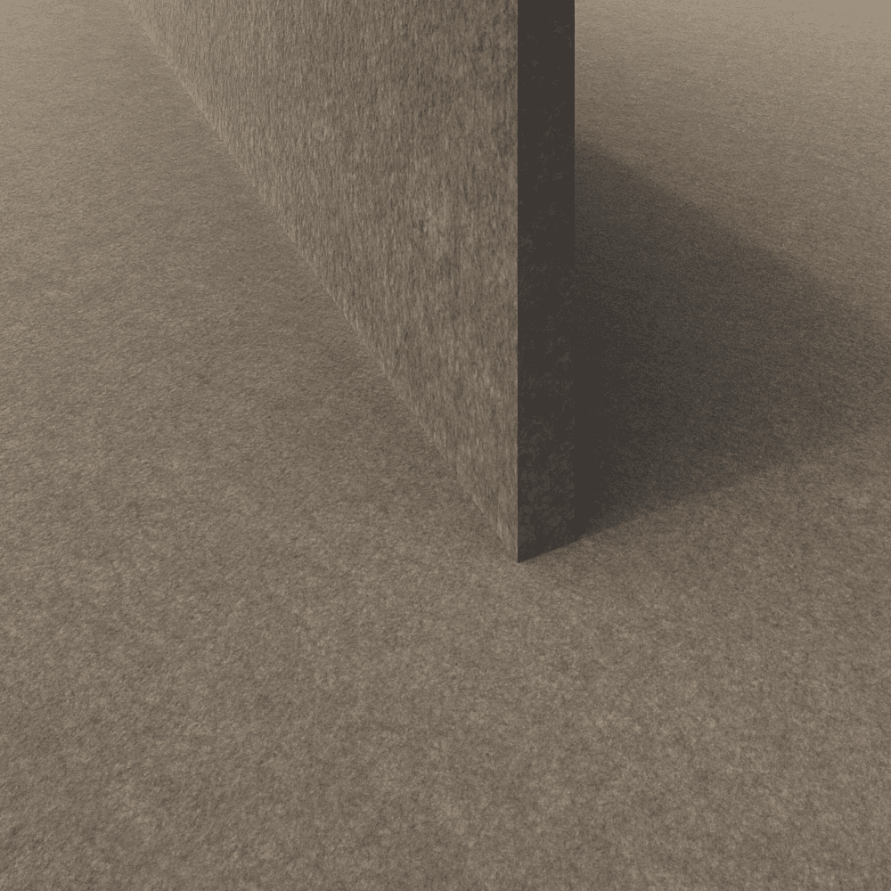 EzoBord Full Body Acoustic PET Panels Camel Yellow Acoustical material sample.