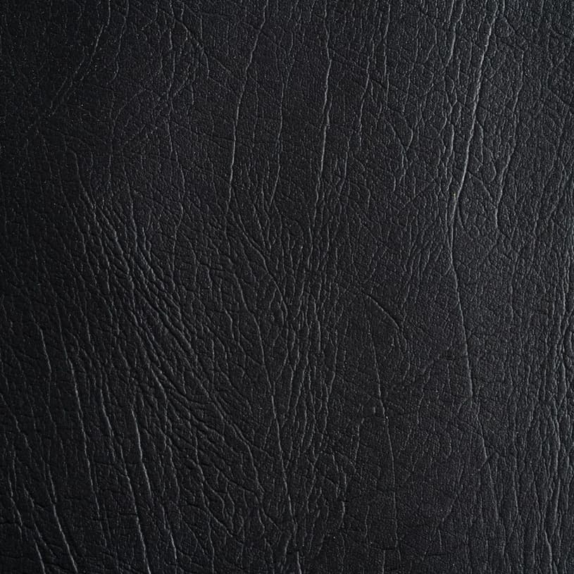 Ecodomo Coal Buffalo Leather material sample.