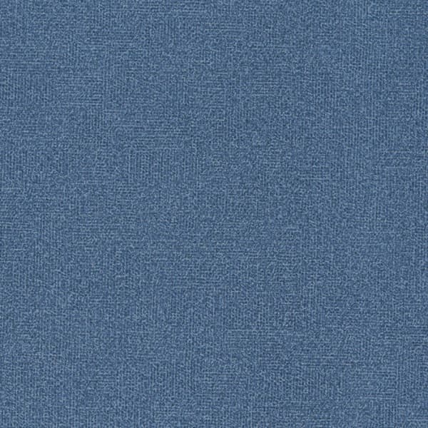 An abstract laminate pattern in blue tones, defined by layered marks, tonal variation, and restrained visual movement