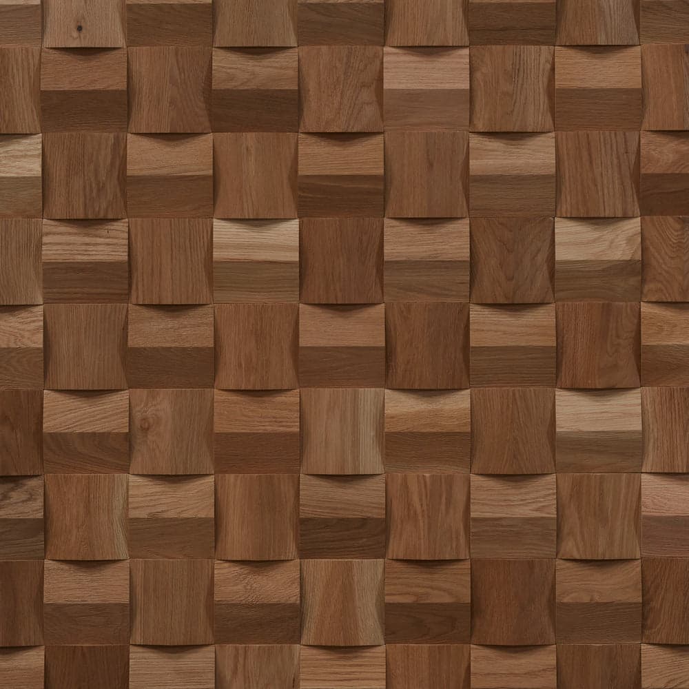 Duchateau Toun Natural Oak wood wall panel swatch.
