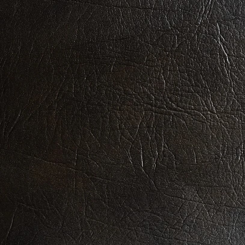Ecodomo Antique Black Buffalo Leather material sample.