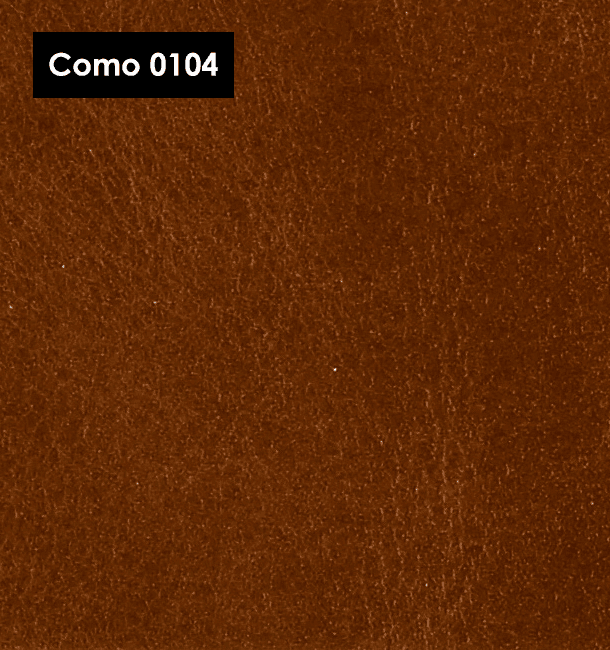 Dani Leather Como 0104 Orange Leather material sample.