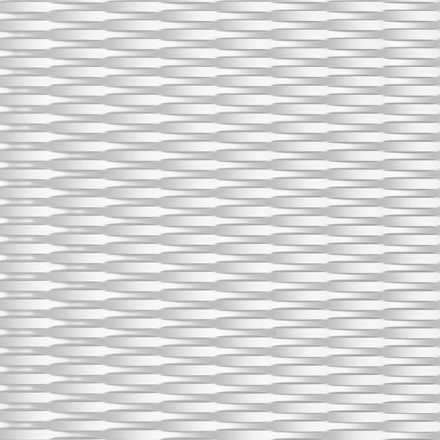 MirroFlex Interlink White Thermoplastic Wall Panels material sample.
