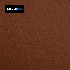 Dani Leather Alfa 4080 Brown Leather material sample.