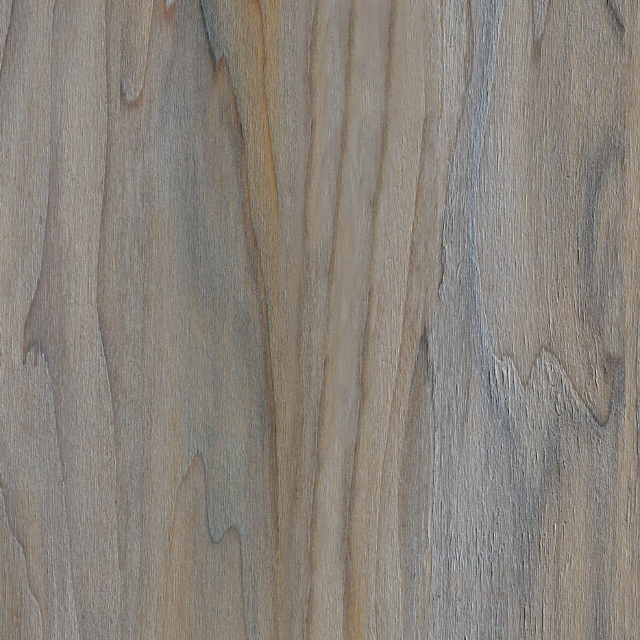 An abstract laminate pattern in blue tones, defined by layered marks, tonal variation, and restrained visual movement