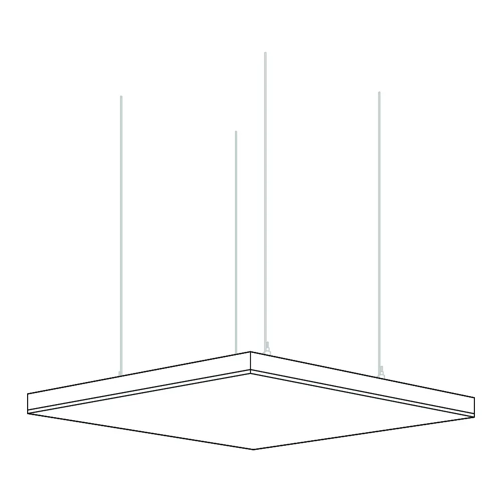 Ezobord Geo Cloud Diamond Customizable Color Options Acoustical material sample.