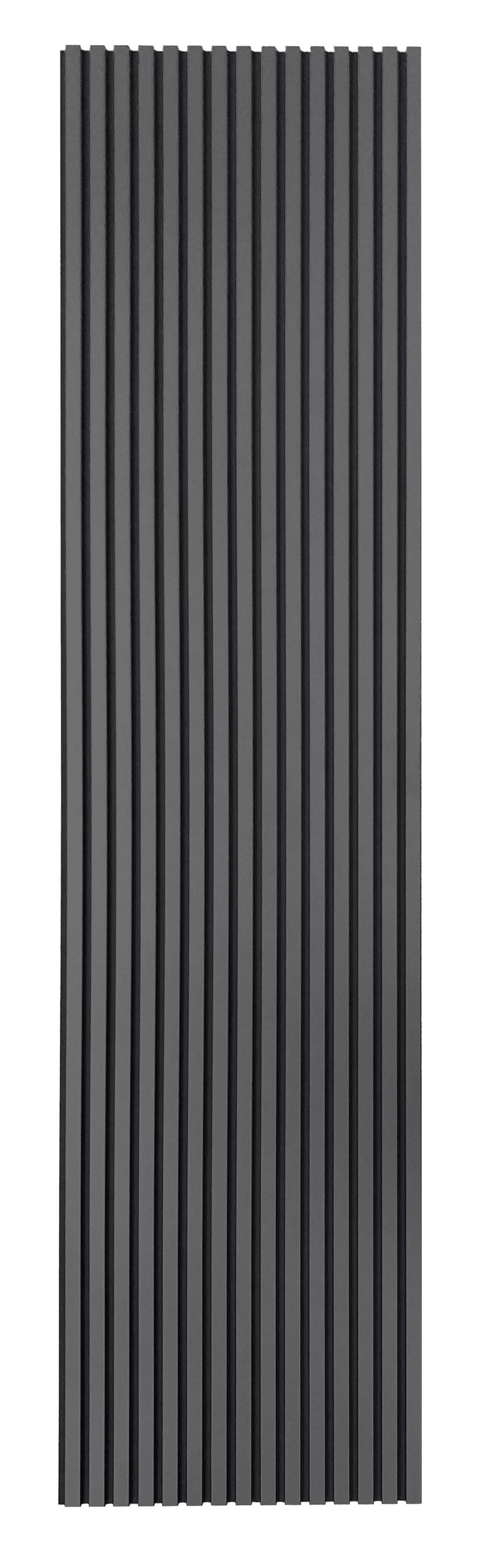 Akupanel Profile Wrapped Black Black Acoustical material sample.
