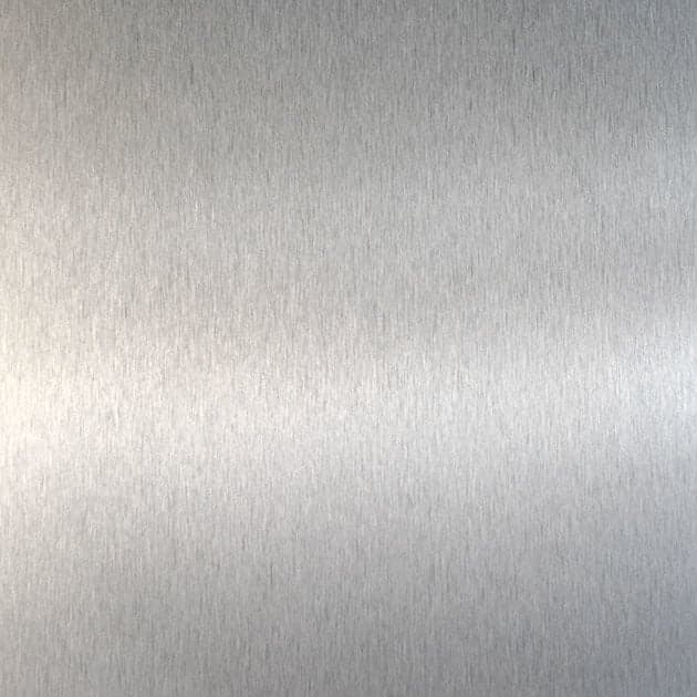 Specified Metals Metal Laminates BR004 Brushed Aluminum Aluminum Laminate material sample.