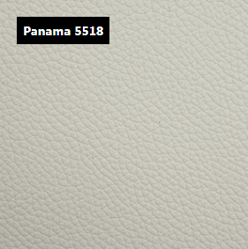 Dani Leather Panama 5518 White Leather material sample.
