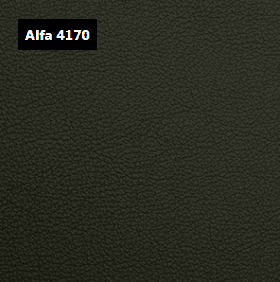 Dani Leather Alfa 4170 Green Leather material sample.