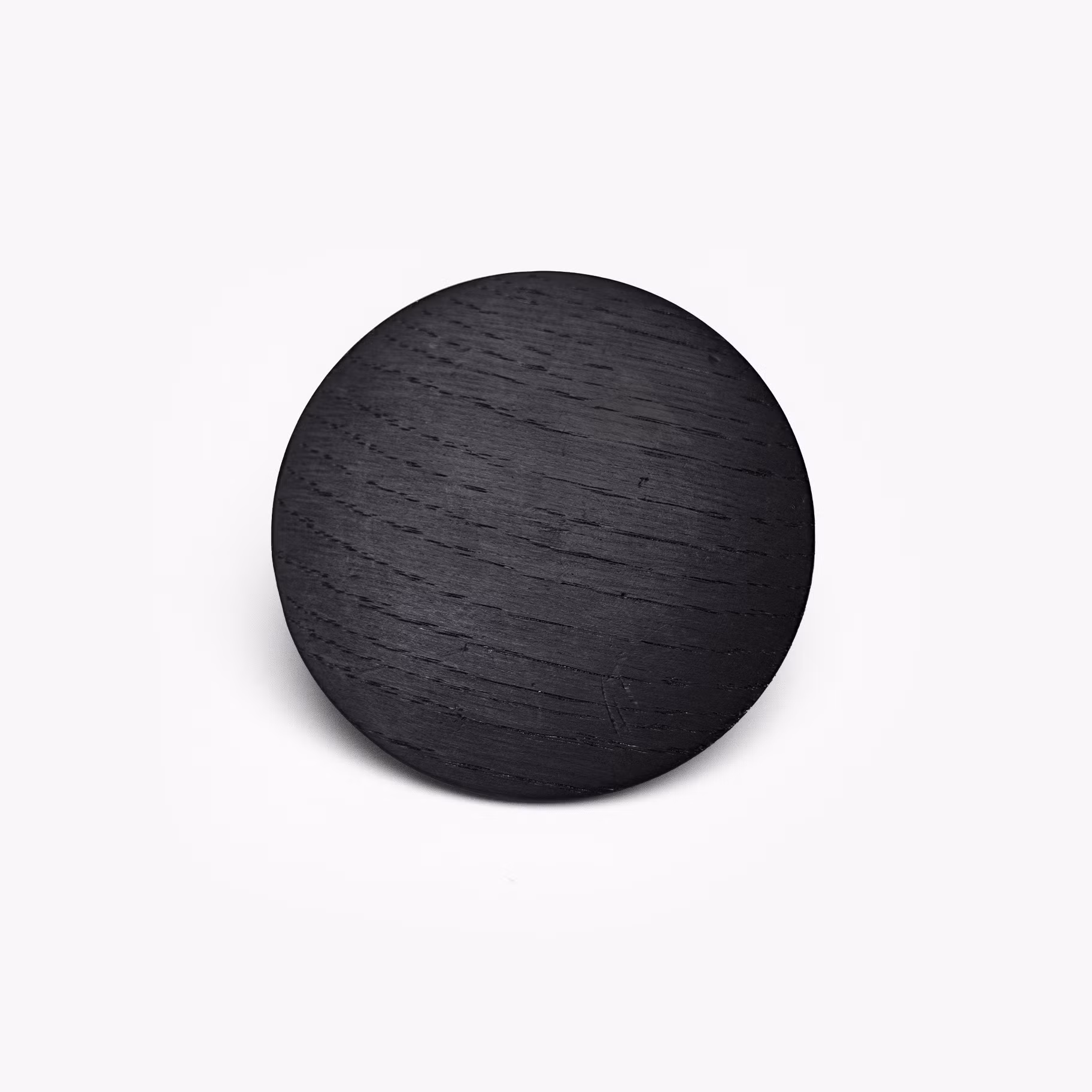 Akupanel Contract Accessory Single Hanger Black Oak Black Acoustical material sample.