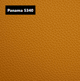 Dani Leather Panama 5340 Orange Leather material sample.