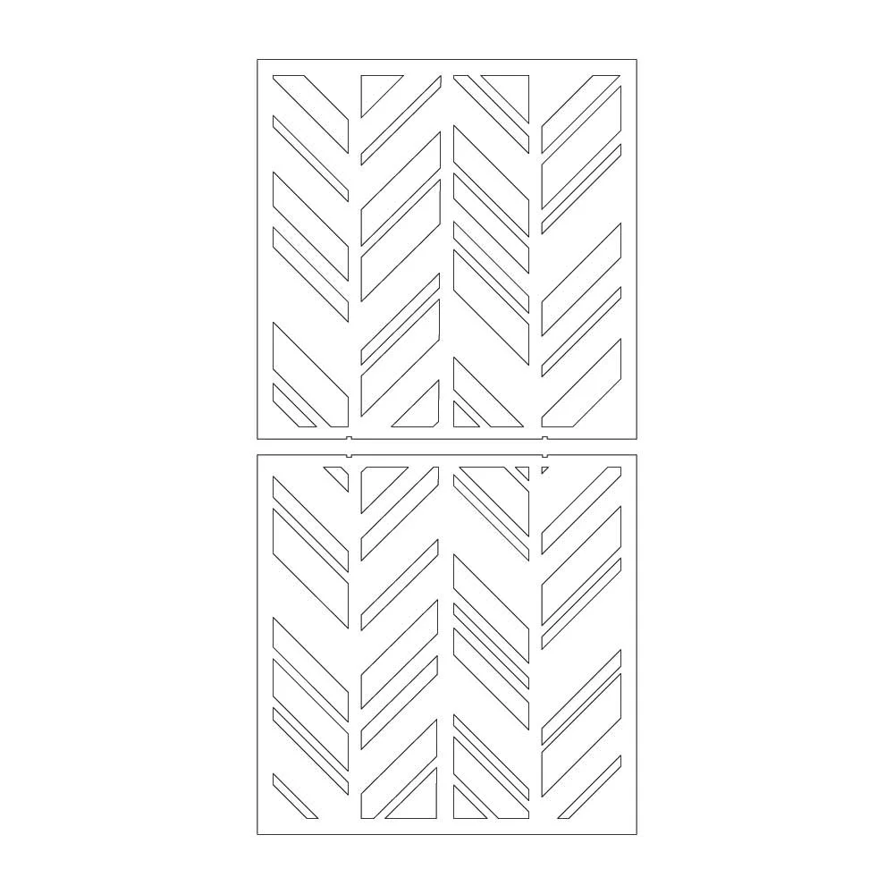 Ezobord Work Zone Divider Modular Chevron Tier A acoustic product image.