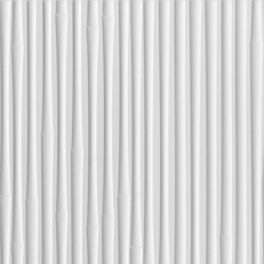 MirroFlex Bamboo White Thermoplastic Wall Panels material sample.