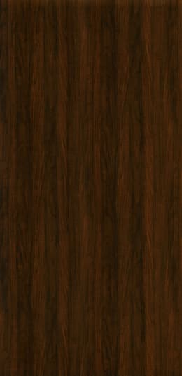 A woodgrain laminate pattern in chocolate brown tones, defined by natural grain movement and layered tonal variation