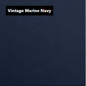 Dani Leather Vintage Marine Navy Blue Leather material sample.