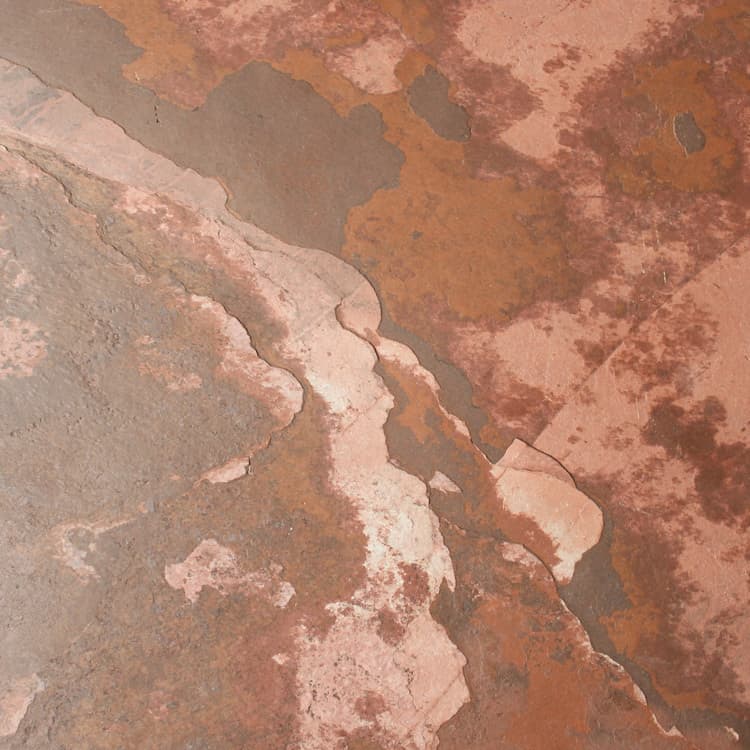 Micro Thin Slate Terra Red Multiple Color Options Veneers material sample.