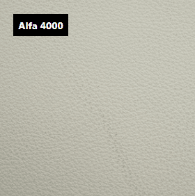 Dani Leather Alfa 4000 White Leather material sample.
