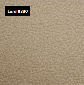 Dani Leather Lord 9330 White Leather material sample.