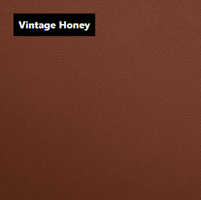 Dani Leather Vintage Honey Brown Leather material sample.