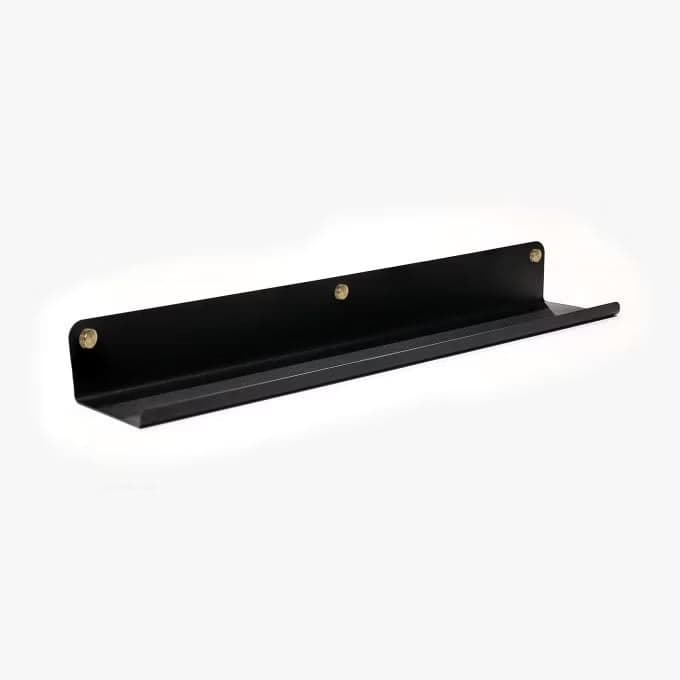 Akupanel Contract Accessory Wide Shelf 29.88 Black Acoustical material sample.