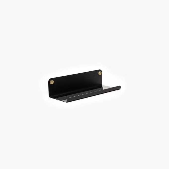 Akupanel Contract Accessory Wide Shelf 14.13 Black Acoustical material sample.