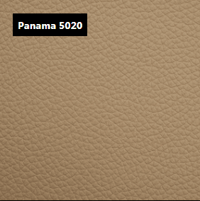 Dani Leather Panama 5020 White Leather material sample.