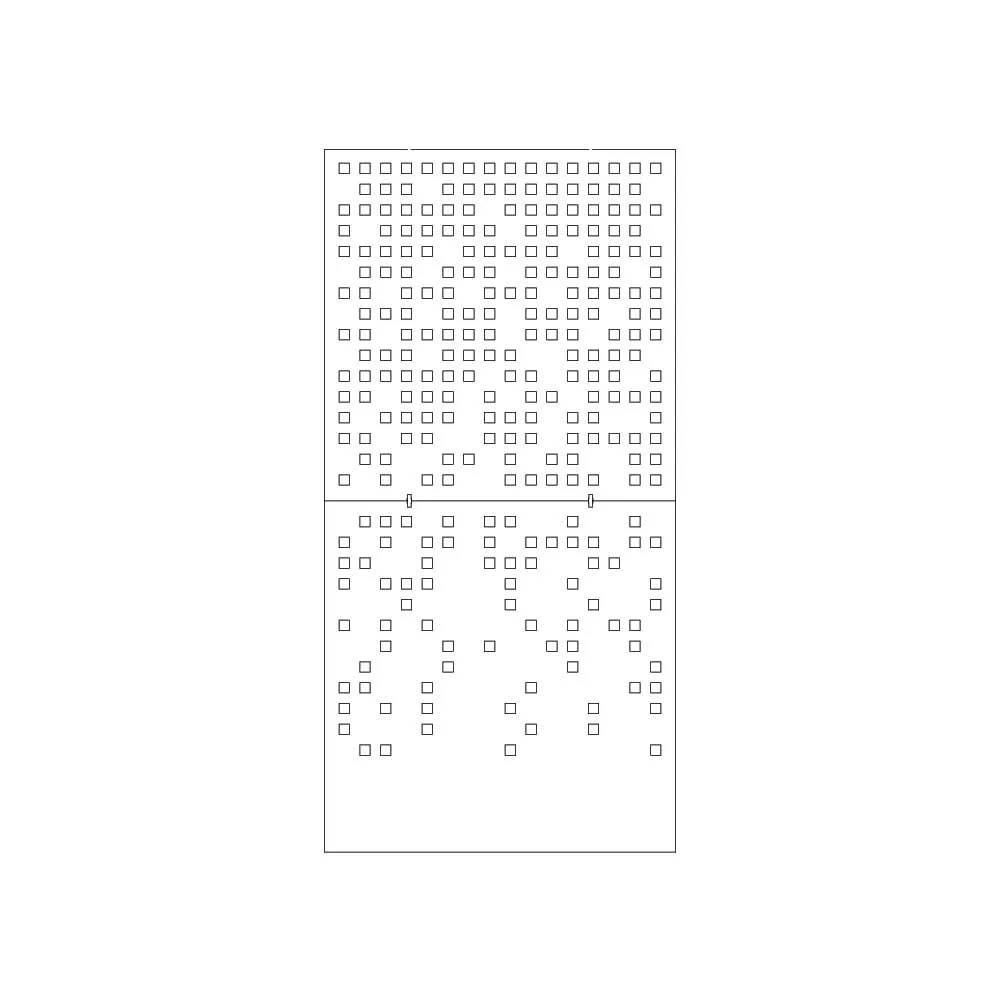 Ezobord Work Zone Divider Modular Pixelated Squares Tier B acoustic product image.