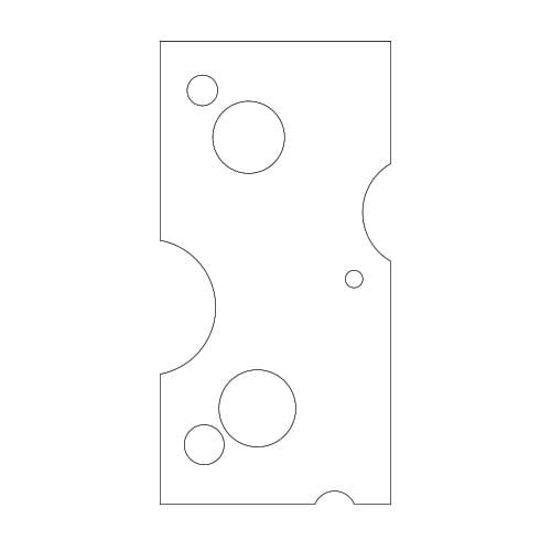 Ezobord Ezo on Ezo Bubble Tier A Customizable Color Options Acoustical material sample.