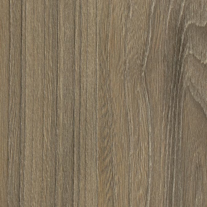 A woodgrain laminate pattern in balanced neutral and mid-tone hues, defined by natural grain movement and layered tonal variation