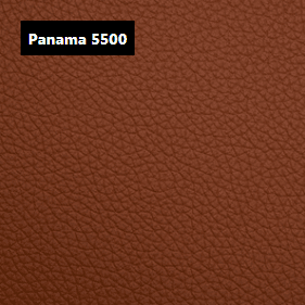 Dani Leather Panama 5500 Orange Leather material sample.