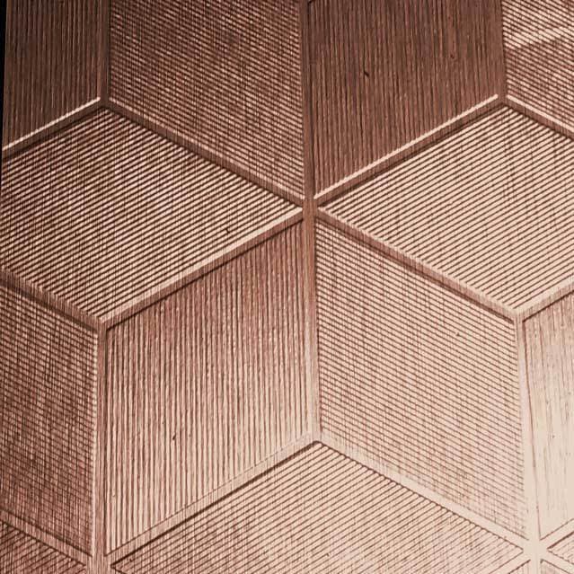 Specified Metals Cubic ECB001 Copper Silver Laminate material sample.