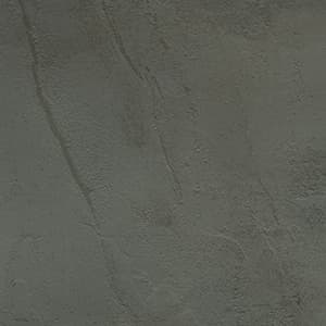 An abstract laminate pattern in balanced neutral and mid-tone hues, defined by layered marks, tonal variation, and restrained visual movement