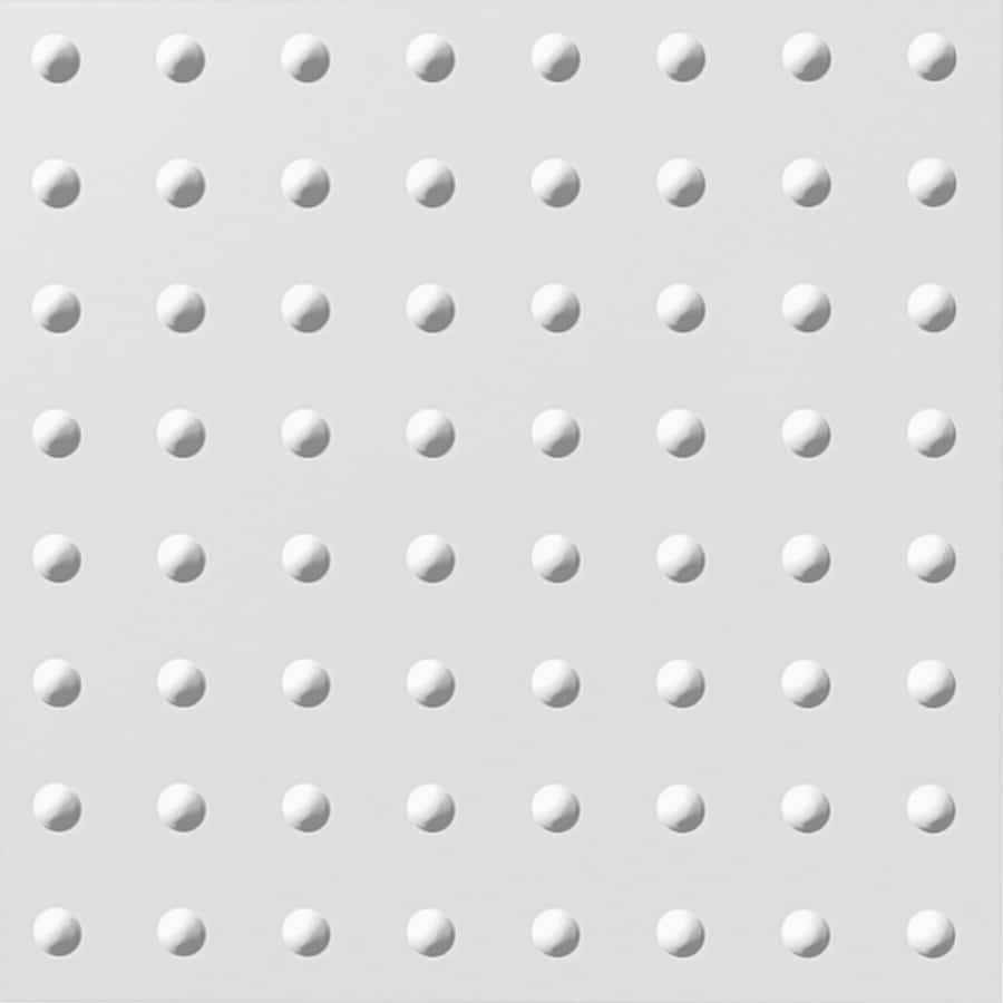 MirroFlex Dome 2 White Thermoplastic Wall Panels material sample.