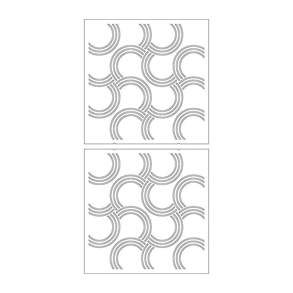 Ezobord Work Zone Divider Modular Rainbow Tier B acoustic product image.