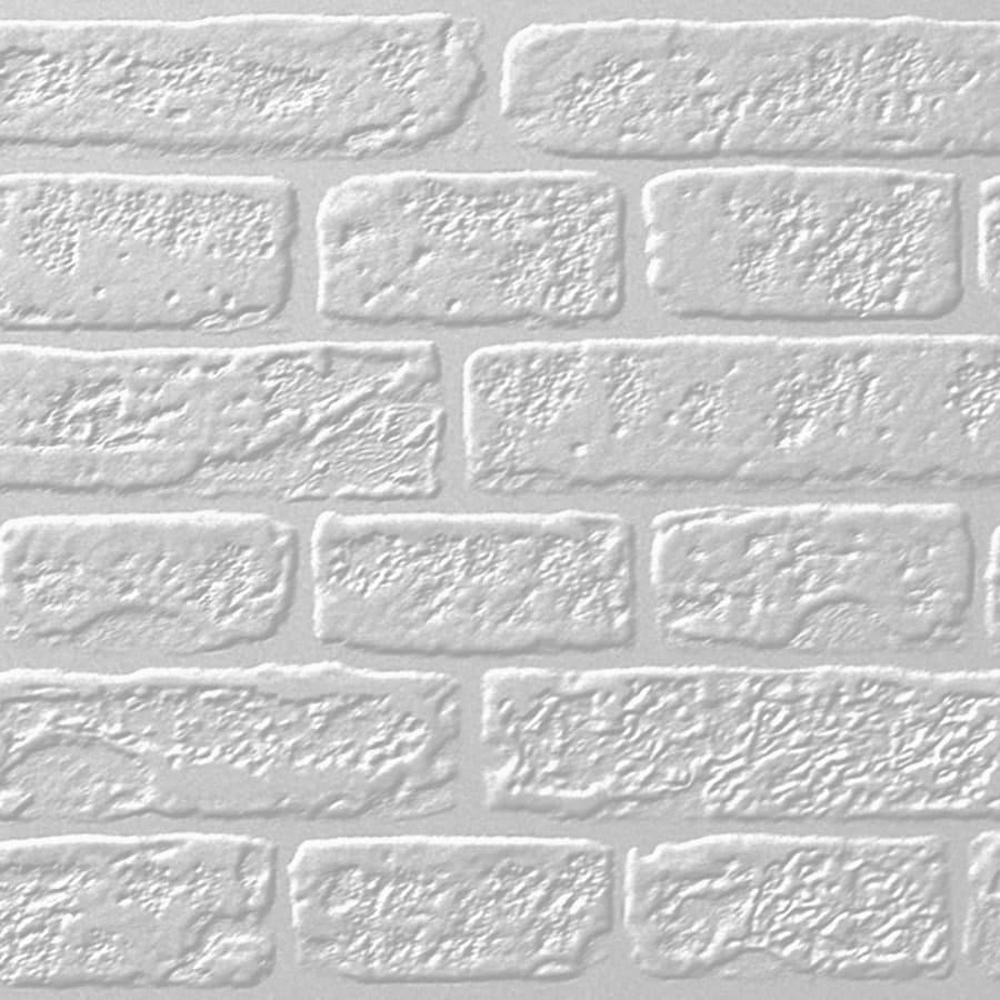 MirroFlex Brick White Thermoplastic Wall Panels material sample.