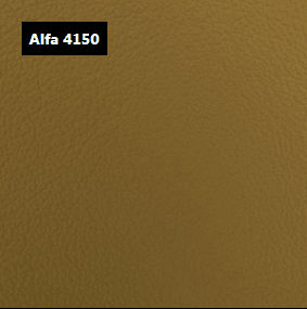 Dani Leather Alfa 4150 Yellow Leather material sample.