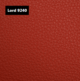 Dani Leather Lord 9240 Orange Leather material sample.