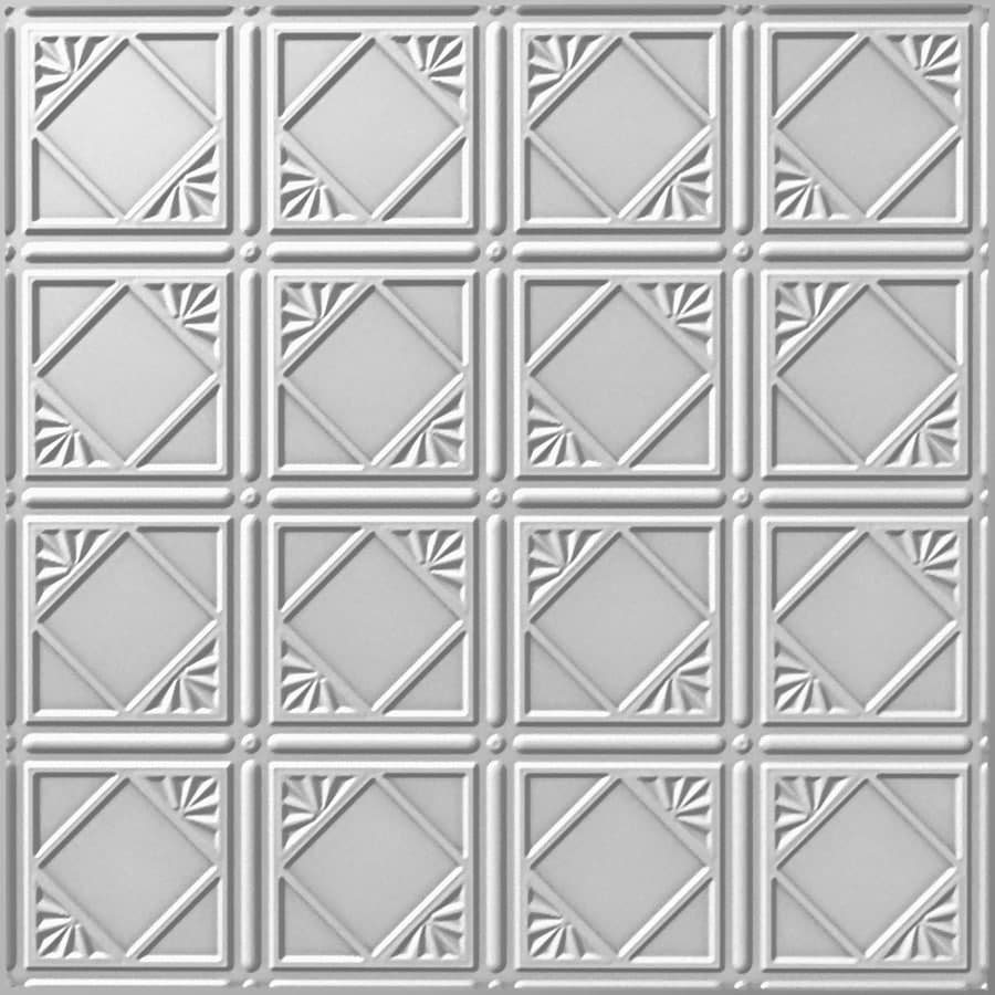 MirroFlex Charleston White Thermoplastic Wall Panels material sample.