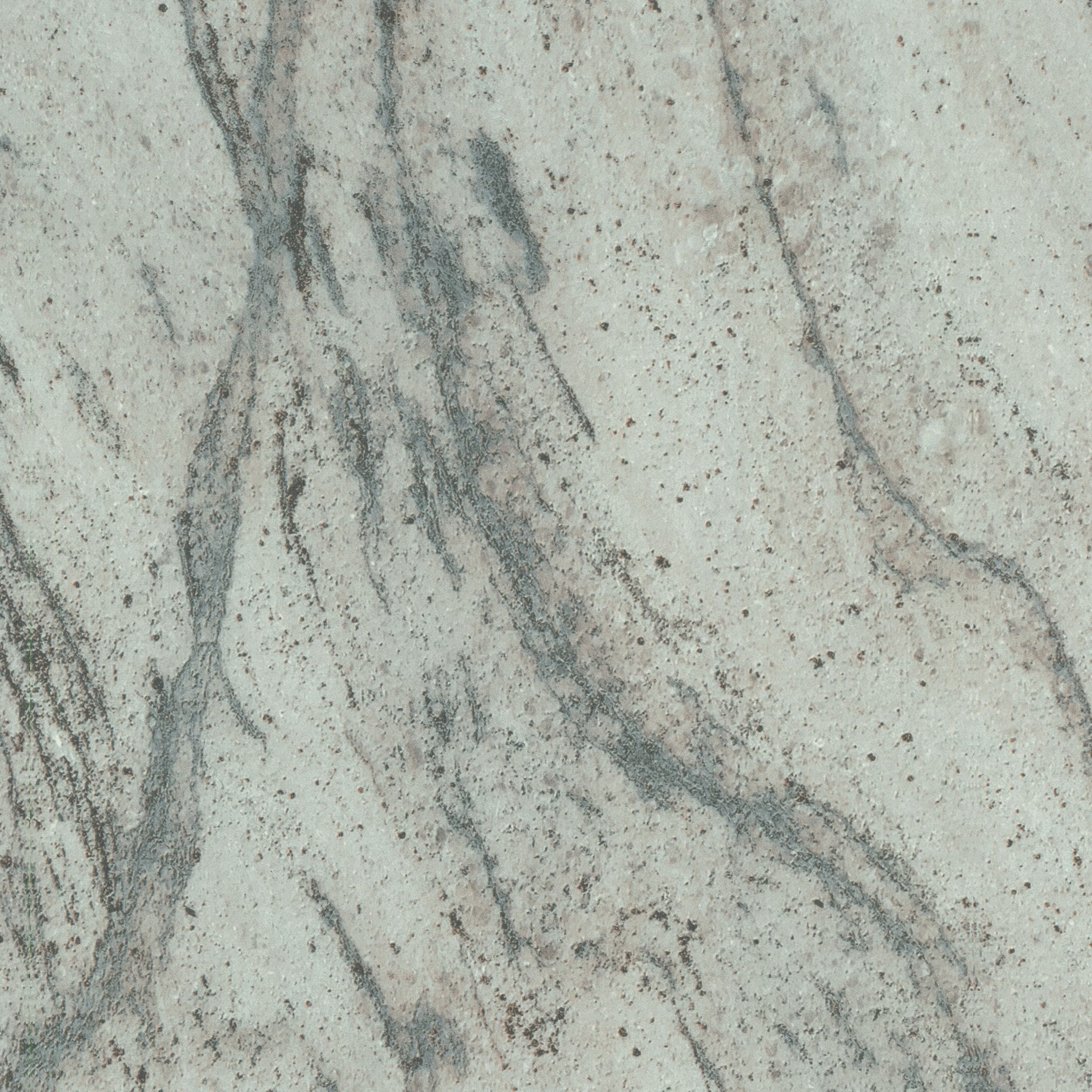 An abstract laminate pattern in balanced neutral and mid-tone hues, defined by layered marks, tonal variation, and restrained visual movement