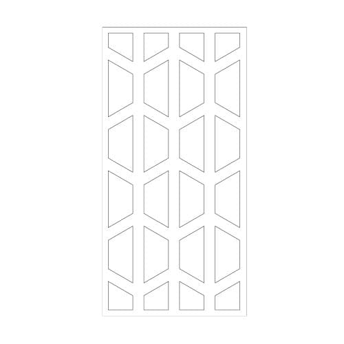 Ezobord Ezo on Ezo Trapezoid Tier B Customizable Color Options Acoustical material sample.