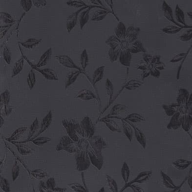 A botanical abstract laminate pattern in black tones, defined by organic silhouettes and softly layered natural movement