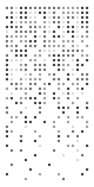 Ezobord Vitraux Pixelated Squares acoustic product image.