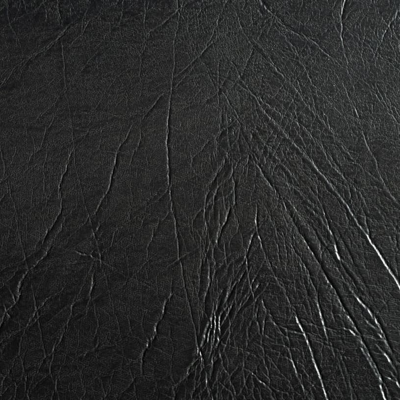 Ecodomo Grizzly Noir Leather material sample.