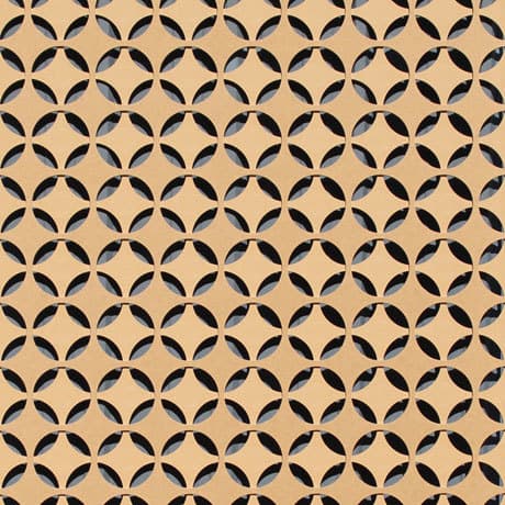 Interlam Carved Screens Circle 6 Customizable Color Options Carved Screens material sample.